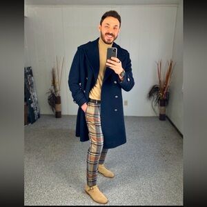 Vintage & premium ZARA plaid trouser in excellent condition size 36x32